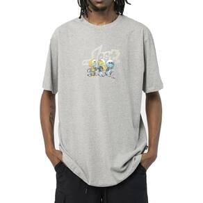 Camiseta Lost Smurfs Crias SM24 Masculina Mescla Médio