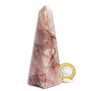 Obelisco Hematoide Vermelho Pedra Natural 11 a 12 cm