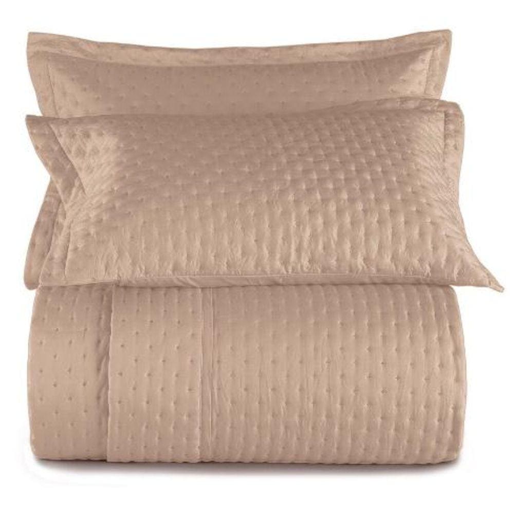 Jogo de Colcha Casal Altenburg Toque Acetinado Ultrawave Poliéster Frissom - Bege
