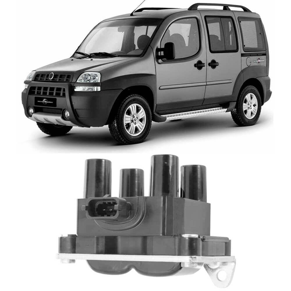 Bobina Ignição Fiat Doblo Adventure 1.8 2006 a 2009 Bosch