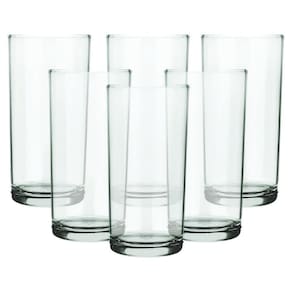 Conjunto De Copos De Vidro 6 Peças Long Drink 300 Ml