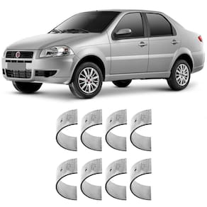 Bronzina Casquilho Biela 0.25 Fiat Siena 11 A 12 Metal Leve