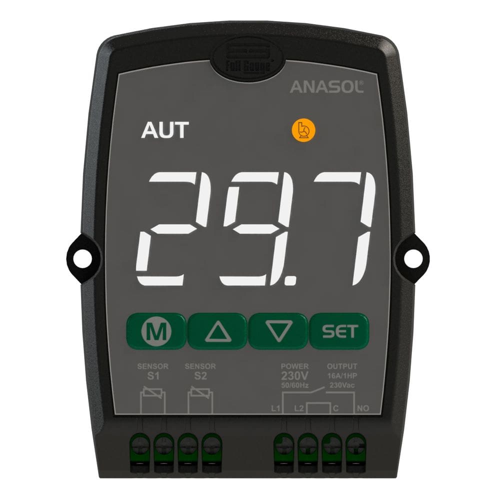 Controlador De Temperatura Full Gauge New Anasol Versão 4 230V