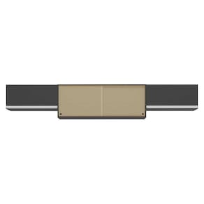 Kit 3 Armários De Cozinha Aéreos 4 Portas Veneza Multimóveis Mp2152 Preto/branco Preto/branco