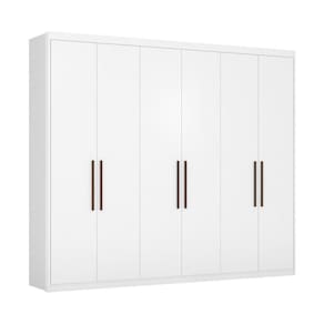 Guarda-roupas Casal 6 Portas 3 Gavetas Cr35195 Branco