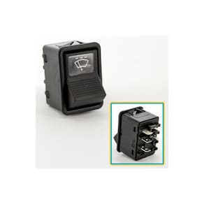 Interruptor do Limpador de Parabrisa Mercedes Caminhões Ônibus Com Temporizador 24 Volts - Kostal - 3833175