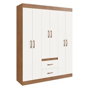 Guarda-roupas 6 Portas 2 Gavetas Multimóveis Cr35115