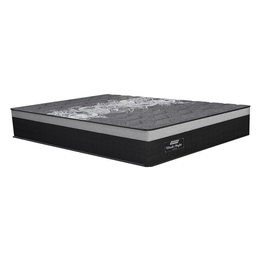 Colchão King Gazin 193x33x203cm - Densidade D28 Cr415d Preto/cinza