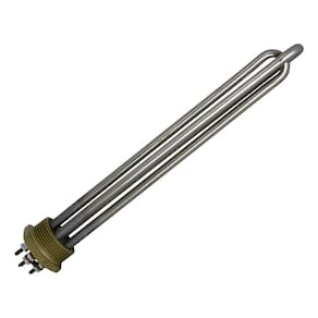Resistência para Reservatório de Água 4000W em Inox 220V Rosca de 1 e 1/4"
