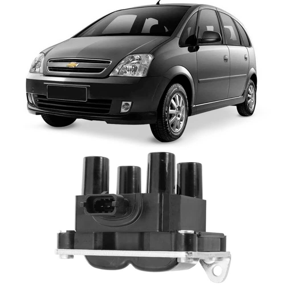 Bobina Ignição Chevrolet Meriva 1.4 1.8 2008 a 2012 Bosch