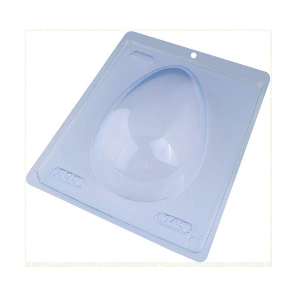 Forma Simples BWB  De Acetato Ovo De Páscoa Liso 500g C/ 10 Un.