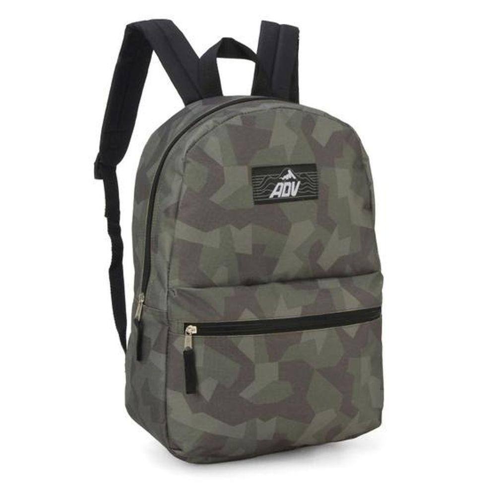 Mochila Escolar Verde Militar Adv