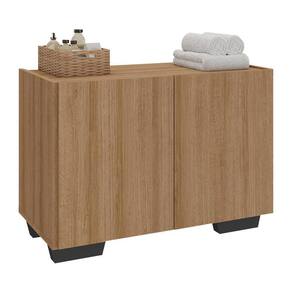 Gabinete Banheiro 62,5cm Multimóveis Mp5046 Rustic/preto