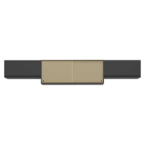 Kit 3 Armários De Cozinha Aéreos 4 Portas Veneza Multimóveis Mp2152 Preto Preto