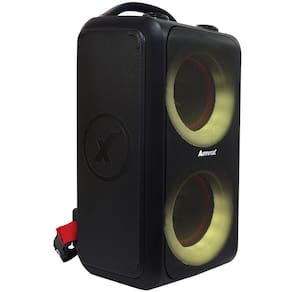 Caixa Som Bluetooth Portátil Amplificada 600W Rms Bateria Potente Amvox Aca 600 Bagvox