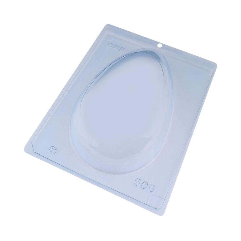 Forma BWB 03 Partes P/ Chocolate Ovo Liso 500g Cód 51 C/ 1 Un.