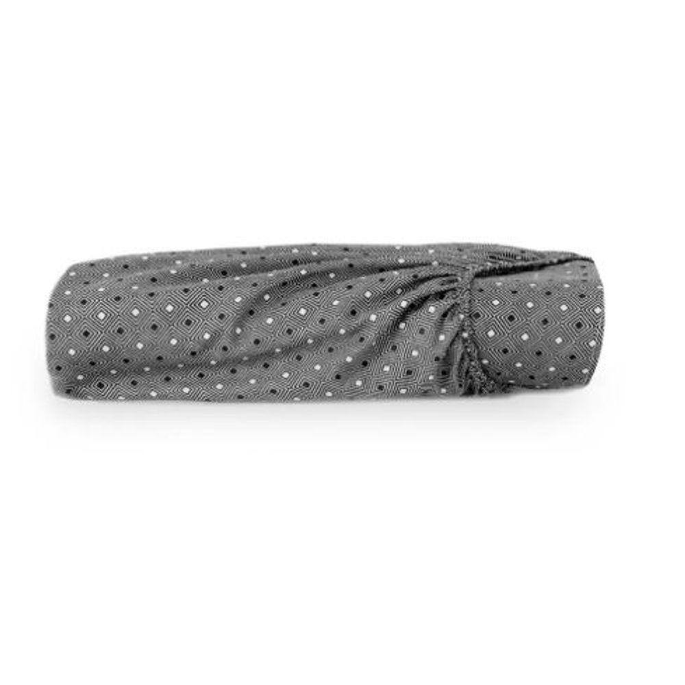 Lençol com Elástico Solteiro Poliéster Toque Acetinado Play - Preto - Altenburg