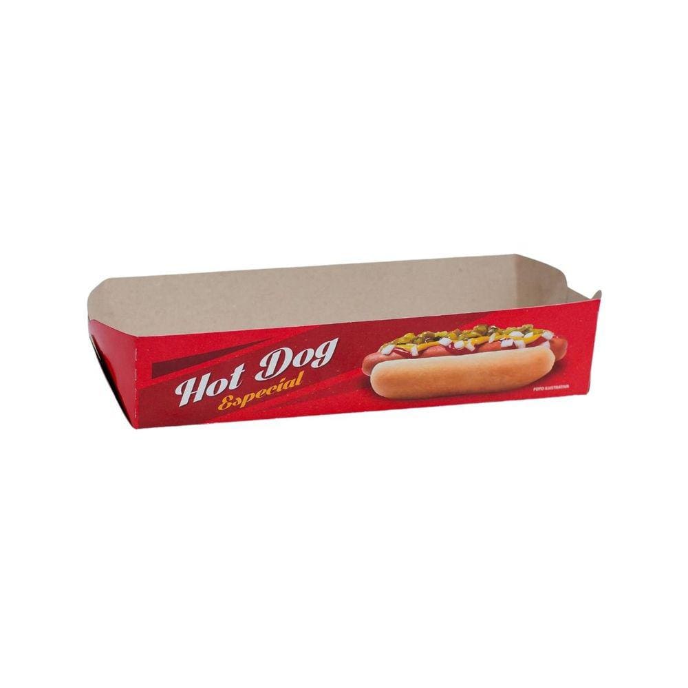 Caixa Para Hot Dog G - 50 Unidades