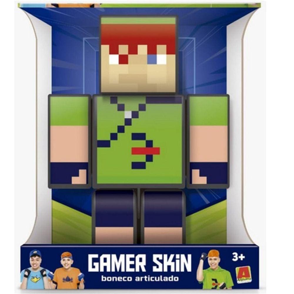 Boneco Minecraft Alex Articulado