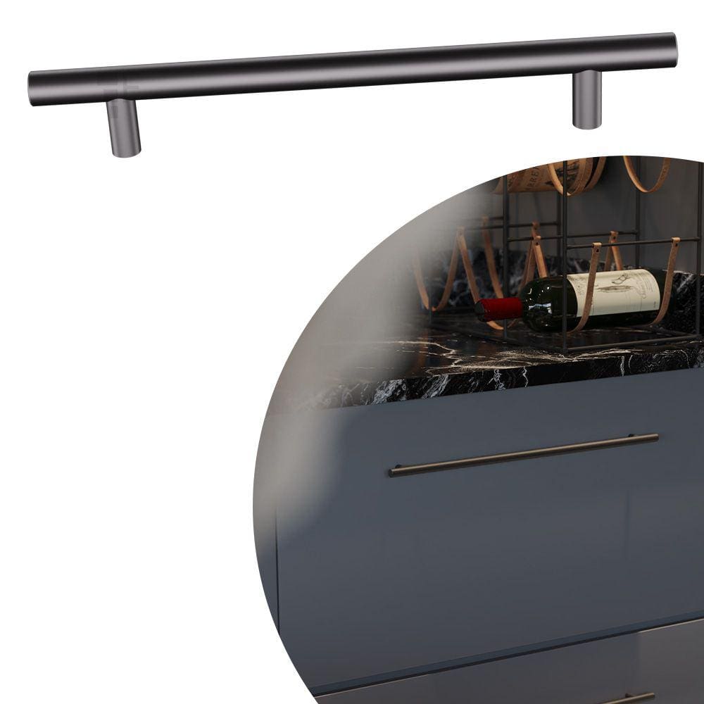 Puxador Primus IL 814 - Grafite - 256MM