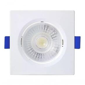 Spot Led Embutir Quadrado 6w 3000k Branco Blumenau Branco - Bivolt