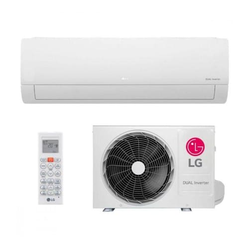 Ar Condicionado Split Inverter LG Hi Wall DUAL Compact +AI 18000 BTUs Frio S3-Q18KLQAL - 220V