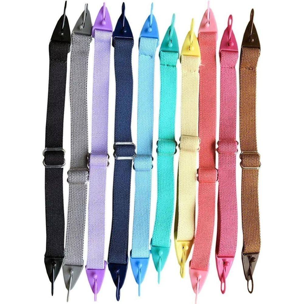 Kit C/10 Cordão Ajustável Óculos Infantil Vermelho