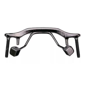 Ponte Plaqueta Metal Armação 3pçs Silhouette Óculos Grafite