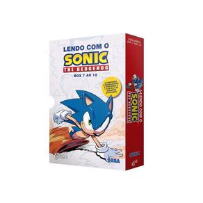 BOX: LENDO COM O SONIC – THE HEDGEHOG (vol. 7 ao 12): • Acompanha marcadores personalizados e adesivos.