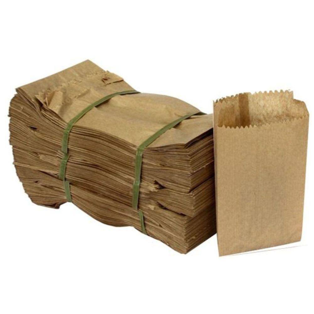 Saco de Papel Kraft Mix Sanfonado 1/4 kg liso 200 unidades