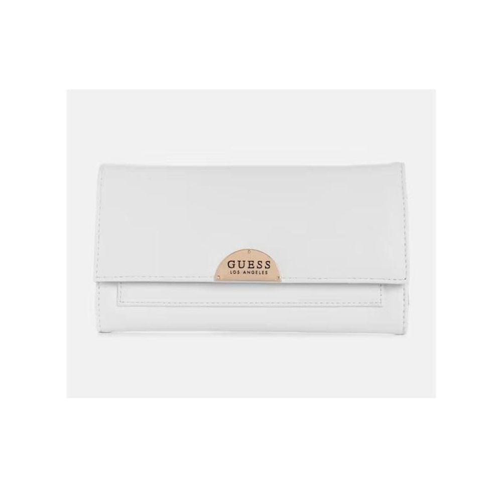 Carteira Guess Vinna Branco - Zíper - 10x18.5 cm