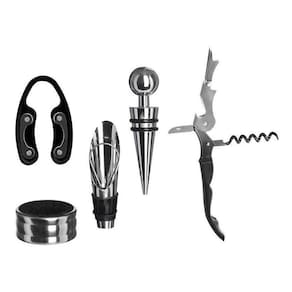 Kit Acessório Para Vinho Livro 5 Peças Hauskraft