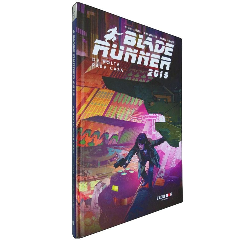 Livro em Formato HQ Graphic Novel Blade Runner 2019 Vol. 3 De Volta Para Casa M. Green M. Johnson A. Guinaldo Capa Dura