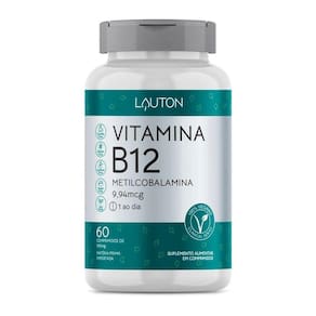Vitamina B12 Metilcobalamina 60 Comprimidos Lauton Nutrition