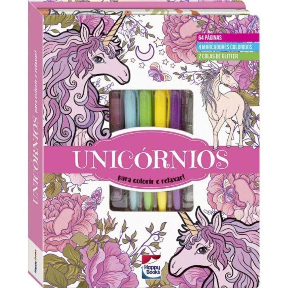 Meu Superkit Brilhante De Arteterapia! Unicórnios