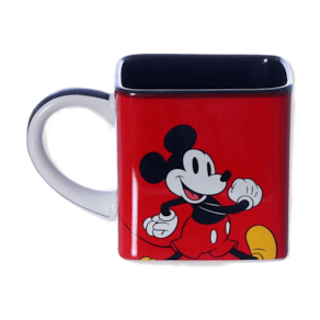 Caneca Cubo de Cerâmica Mickey Mouse: Disney