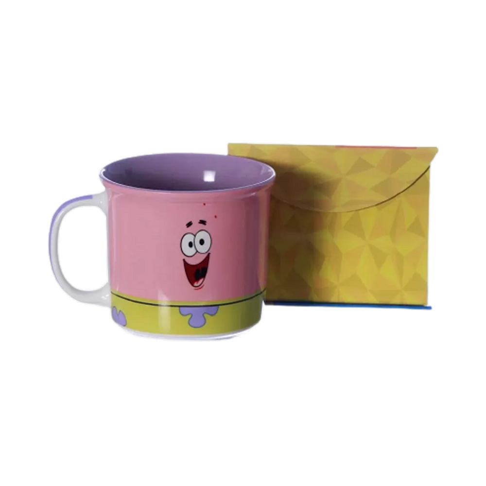 Caneca de Cerâmica Patrick Estrela: Bob Esponja