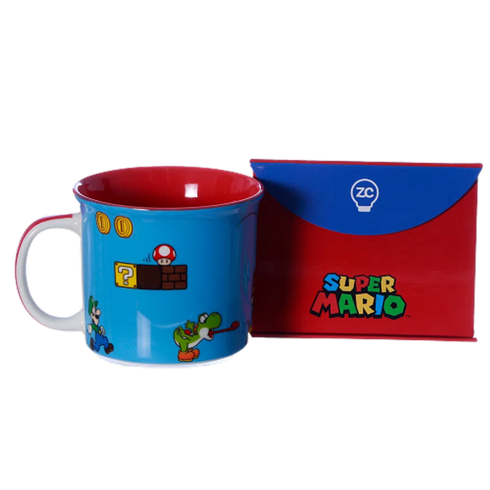 Caneca de Cerâmica Tom Fase: Super Mario