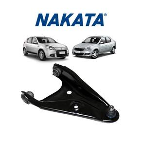 Bandeja Suspensão Dianteira Direita Com Pivô Nakata Renault Sandero 2007 A 2013