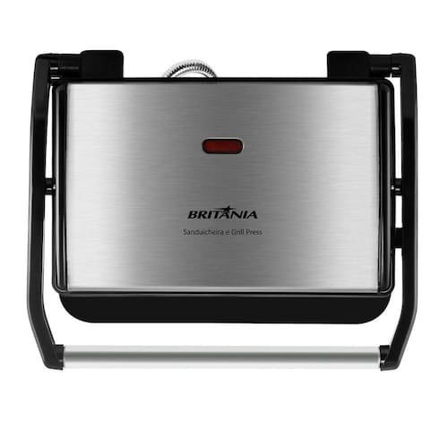 Grill e Sanduicheira Britânia Inox Press BGR27I – 127 Volts - 110V