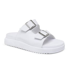 Papete Feminina Fivela Tiras Confortável Casual Verão