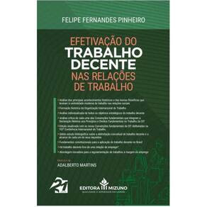 Efetivação do Trabalho Decente nas Relações de Trabalho