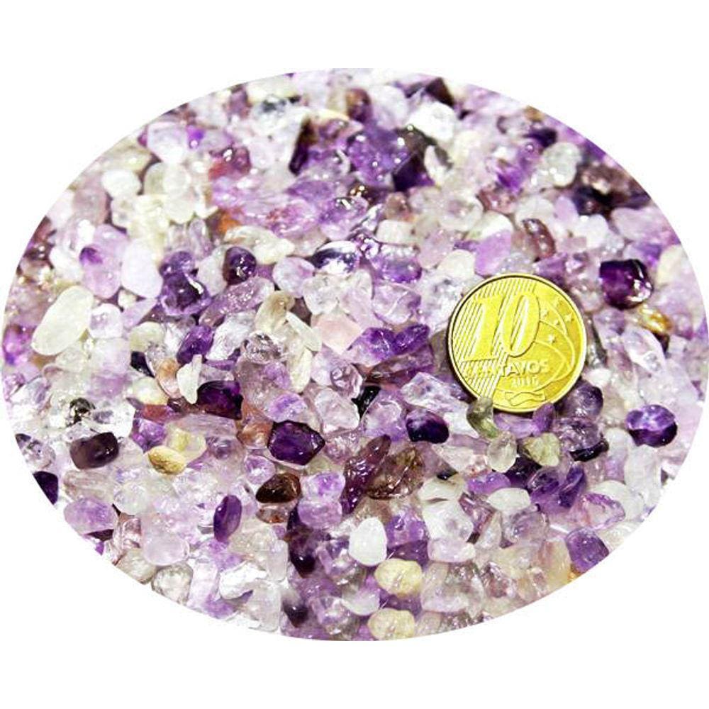 500G Ametista Rolado PP Pedra Aprox 5mm Classe C
