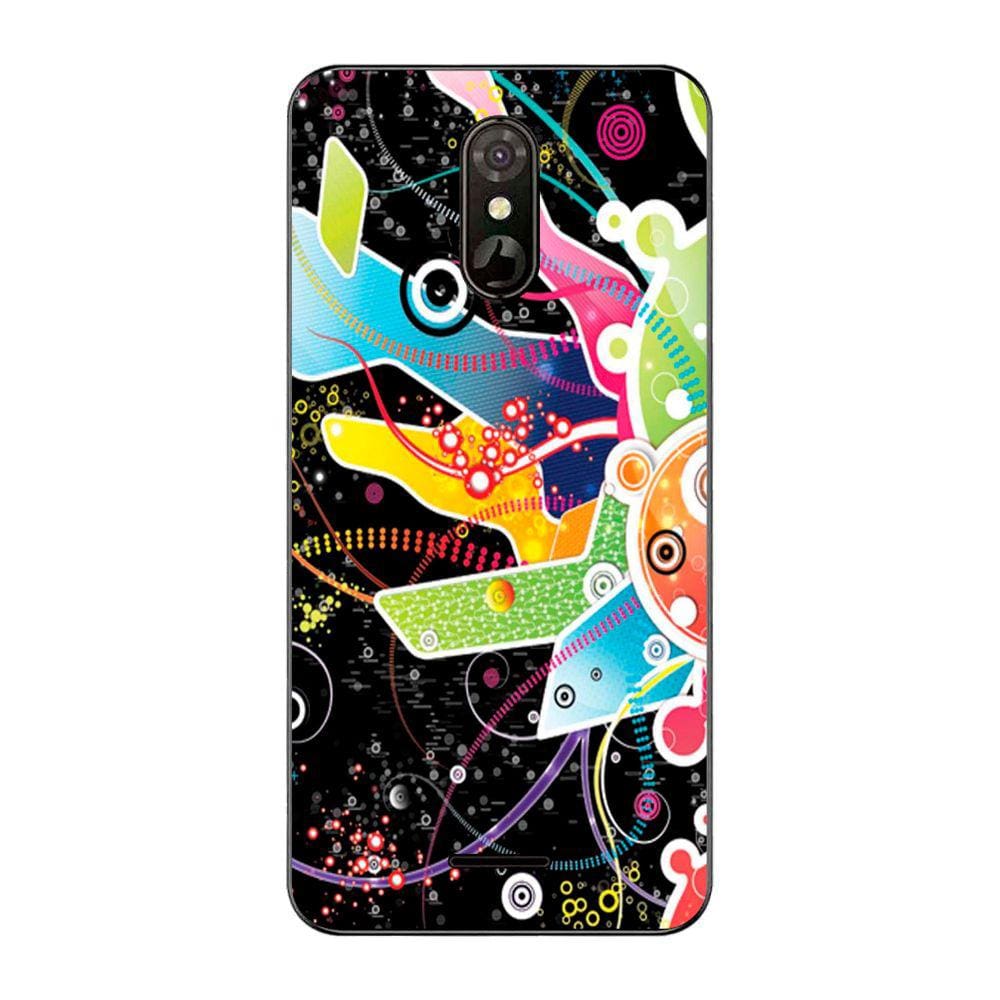 Capa Adesivo Skin058 Verso Para Positivo Twist 3 (S513) 2020