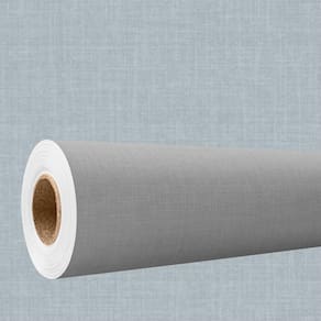 Papel de parede 3D Lavavel efeito tecido linho Azul Claro Decorativo Vinil Quarto sala 15m