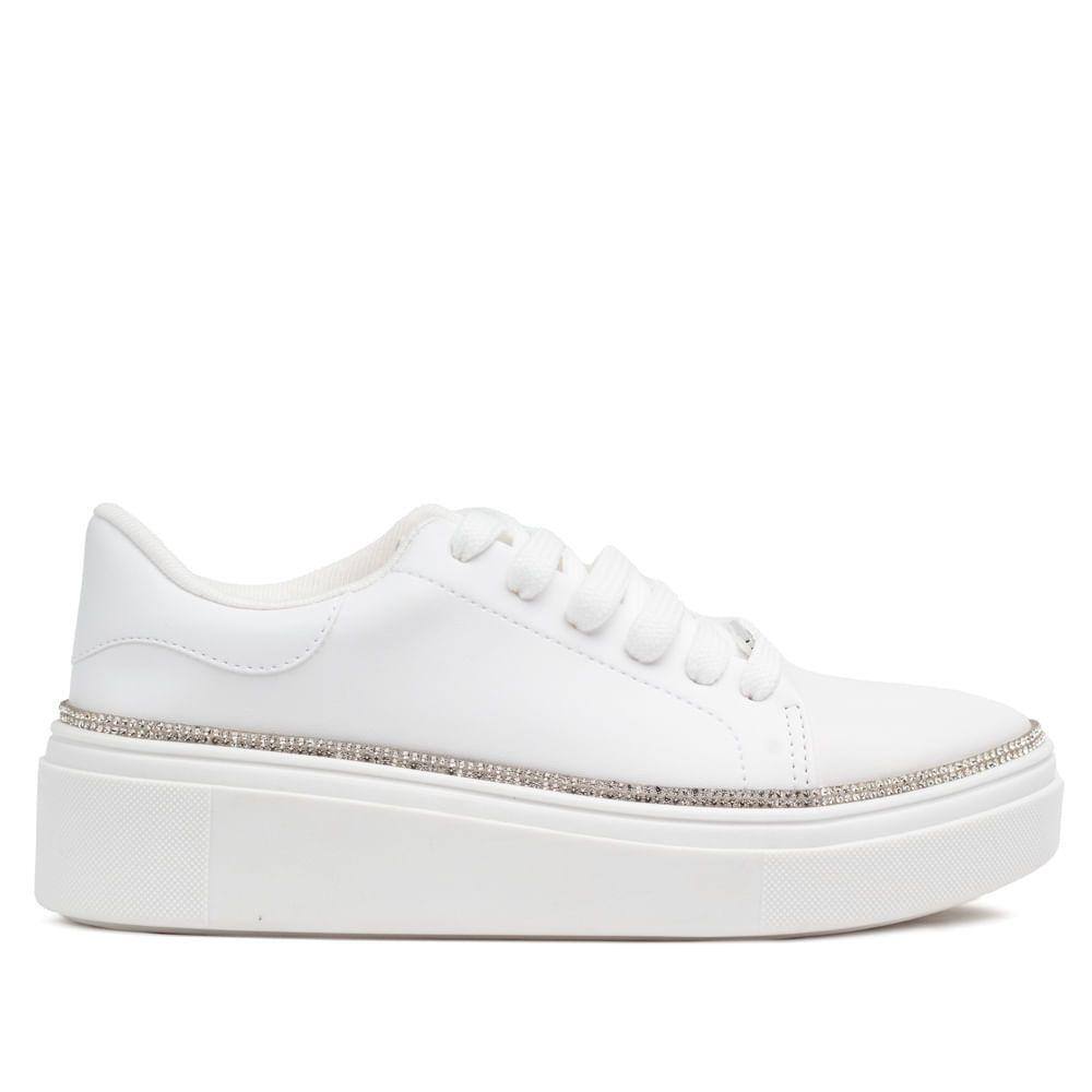 Tenis via best sale uno branco plataforma