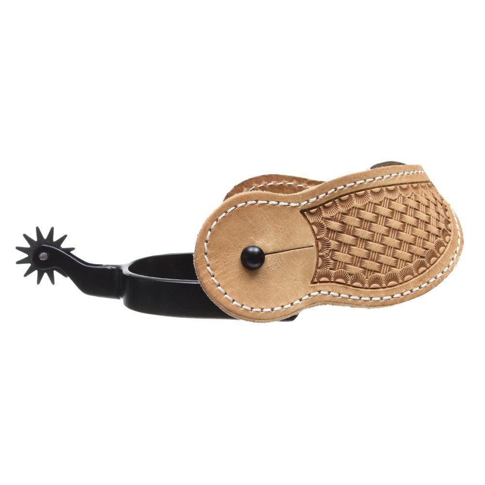 Espora Doma com Roseta de 12 Pontas com Correia de Couro Bronc-Steel 31789