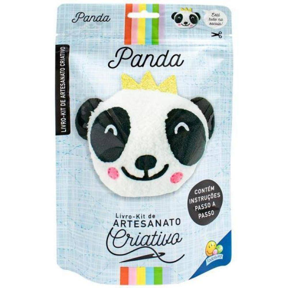 Livro-Kit De Artesanato Criativo: Panda