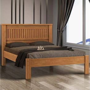 Cama Casal Com Colchão 138x188 Nature Deper Shop Jm