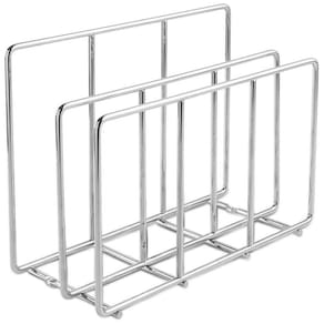 Suporte para Tábua de Corte Carne Duplo Organizador Aramado para Cozinha Masutti Cromado